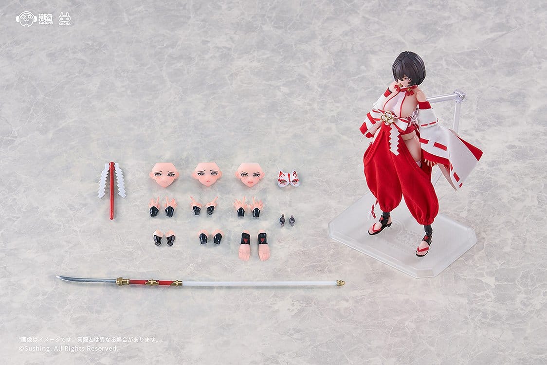 Combat Priestess - Kikyou Uefuji - Action-Figur 1/12 (Sushing)