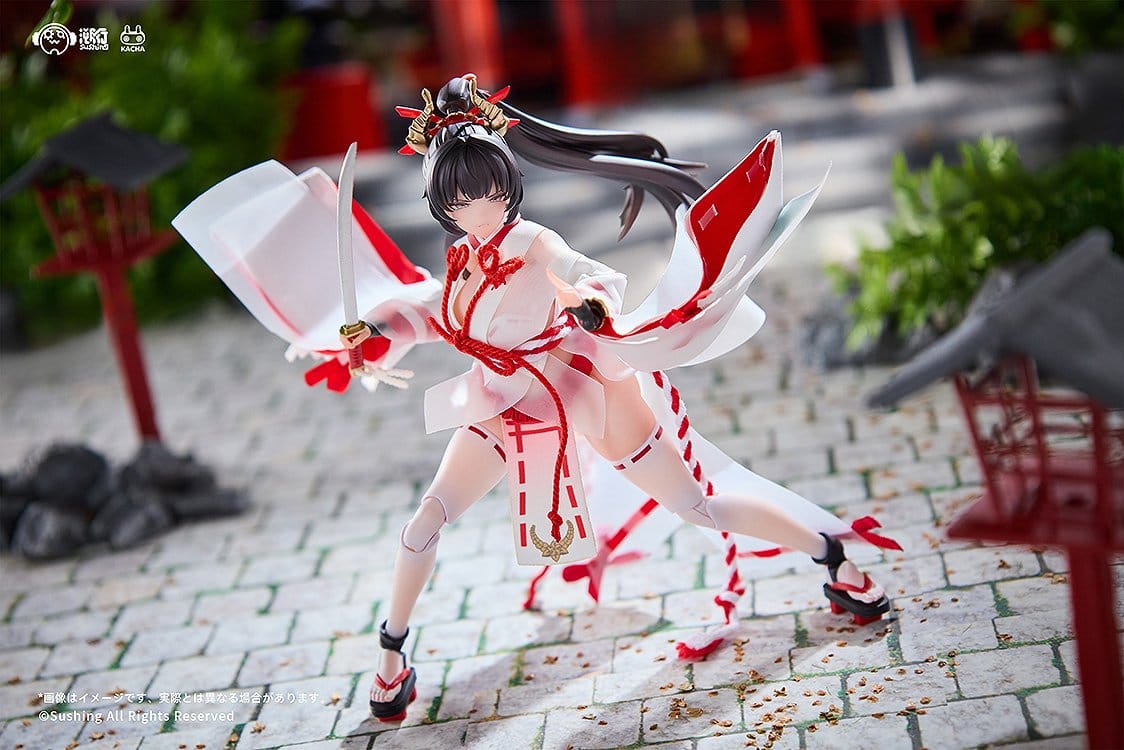 Combat Priestess - Sakura Uefuji - Action-Figur 1/12 (Sushing)