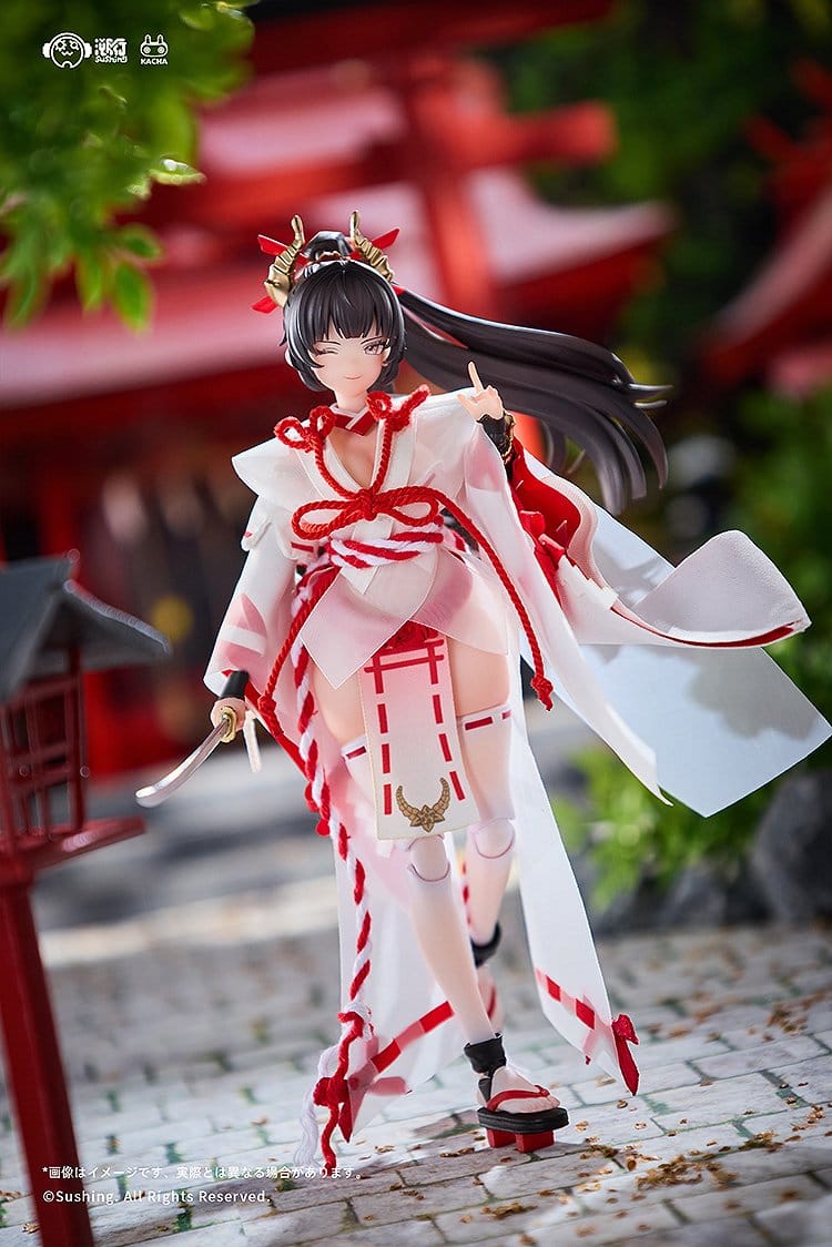 Combat Priestess - Sakura Uefuji - Action-Figur 1/12 (Sushing)