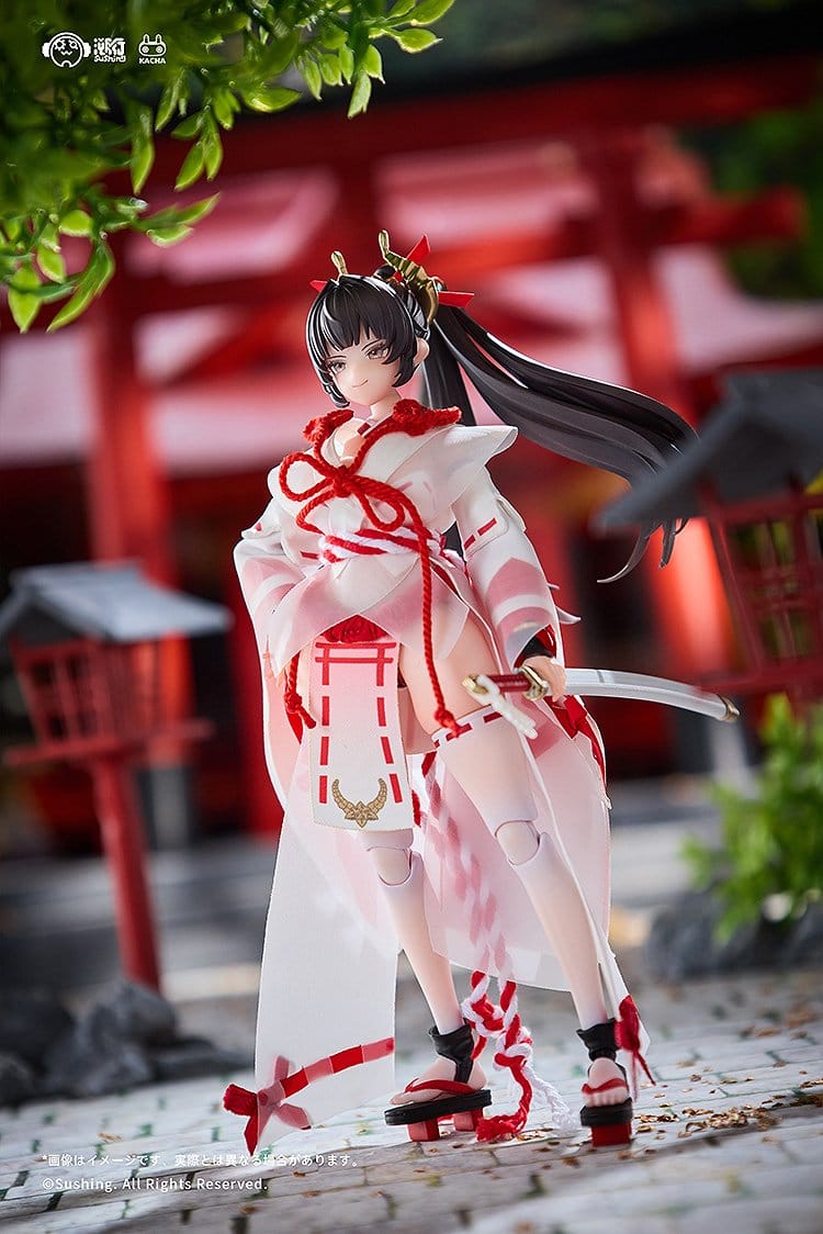Combat Priestess - Sakura Uefuji - Action-Figur 1/12 (Sushing)