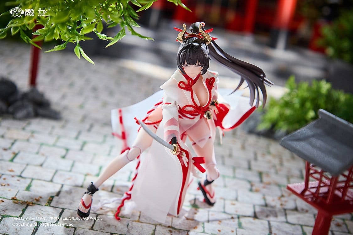 Combat Priestess - Sakura Uefuji - Action-Figur 1/12 (Sushing)