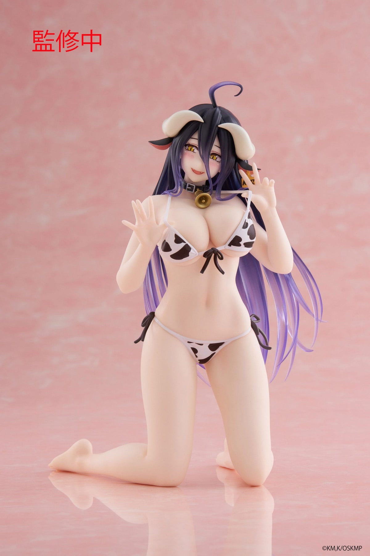 Overlord - Albedo - Badpak met koeienprint - Desktop Cute Figure (Taito)