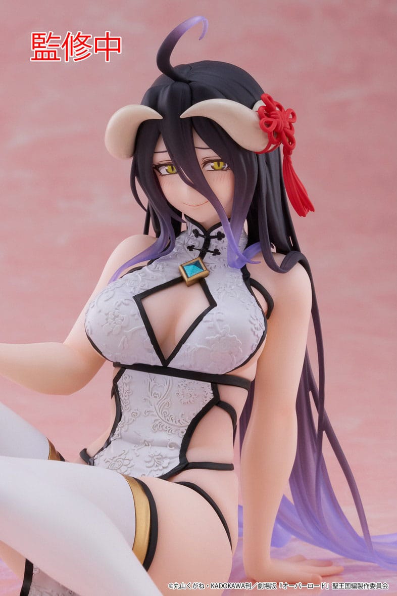 Overlord IV - Albedo - Chinese Dress Desktop Cute Figure (Taito)