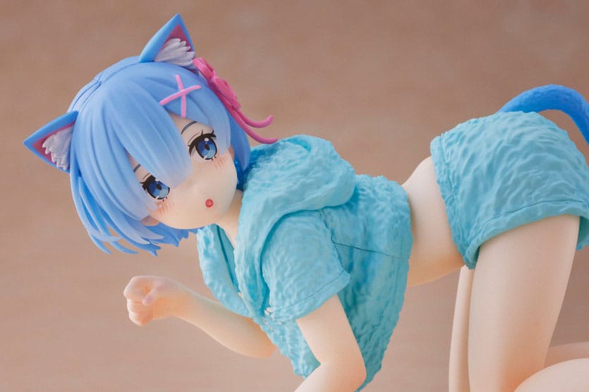 Re: Zero - rem - Cat Roomwear Desktop Cute Figure (Taito)