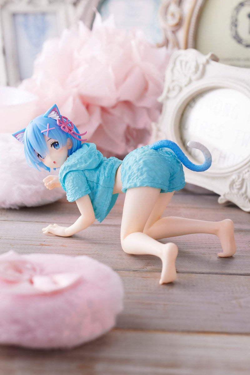 Re:Zero - Rem - Cat Roomwear Desktop Cute Figur (Taito)