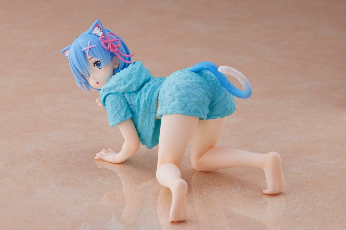 Re: Zero - rem - Cat Roomwear Desktop Cute Figure (Taito)