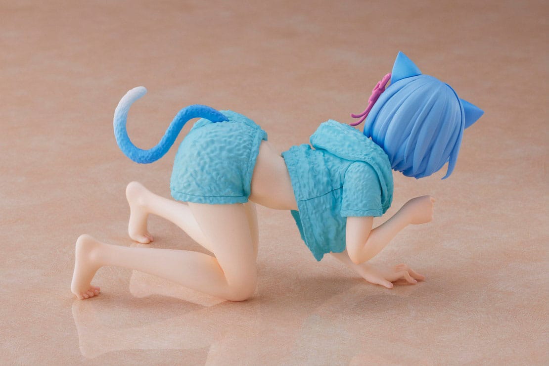 Re: Zero - rem - Cat Roomwear Desktop Cute Figure (Taito)