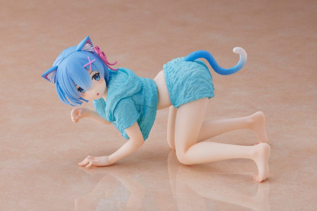 Re: Zero - rem - Cat Roomwear Desktop Cute Figure (Taito)