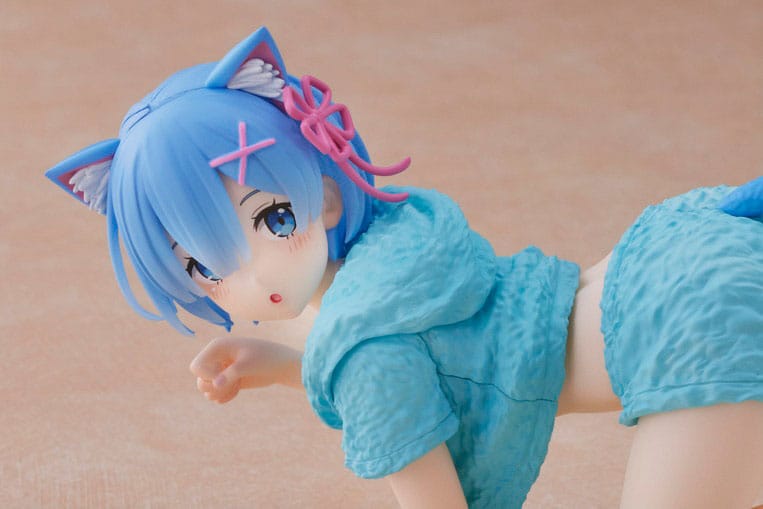 Re: Zero - rem - Cat Roomwear Desktop Cute Figure (Taito)