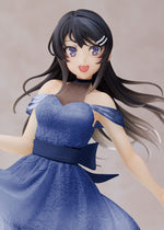 Rascal Does Not Dream of Bunny Girl Senpai - Mai Sakurajima - Blue Clear Dress Ver. Renewal Edition Coreful Figur (Taito)