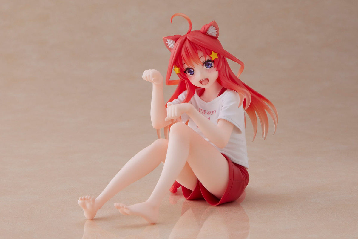 The Quintessential Quintuplets 2 - Itsuki Nakano - Newley Written Cat Roomwear Desktop Cute Figure (Taito)