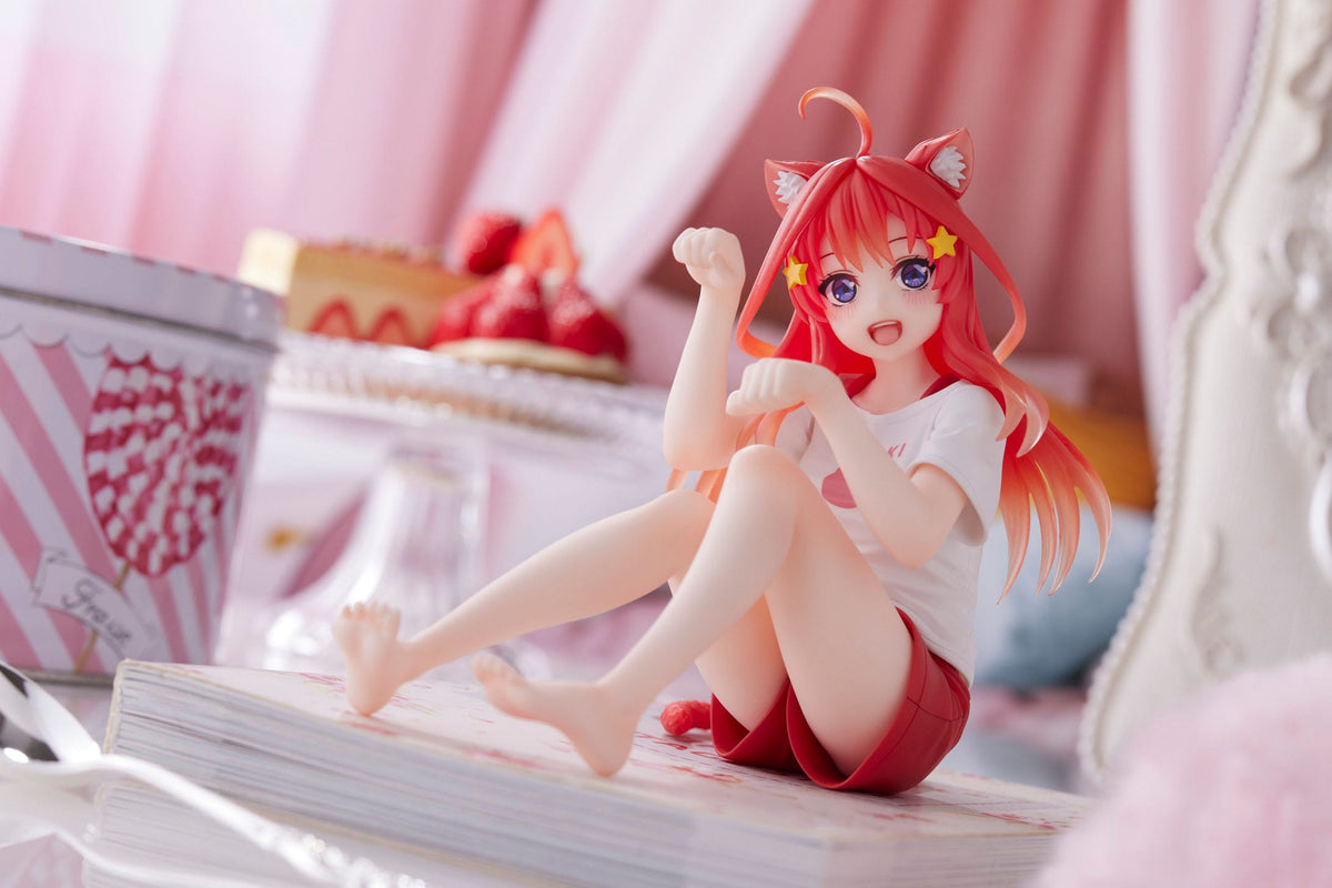 The Quintessential Quintuplets 2 - Itsuki Nakano - Newley Written Cat Roomwear Desktop Cute Figure (Taito)