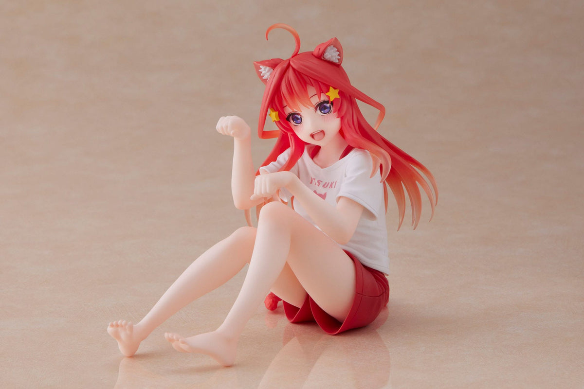 The Quintessential Quintuplets 2 - Itsuki Nakano - Newley Written Cat Roomwear Desktop Cute Figure (Taito)