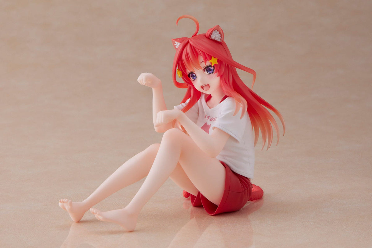 The Quintessential Quintuplets 2 - Itsuki Nakano - Newley Written Cat Roomwear Desktop Cute Figure (Taito)