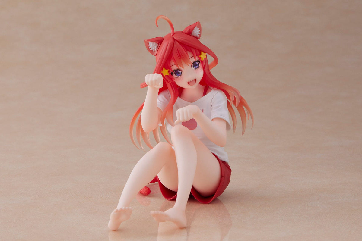 De Quintessential Quintuplets 2 - Itsuki Nakano - Newley Written Cat Roomwear Desktop Cute Figure (Taito)