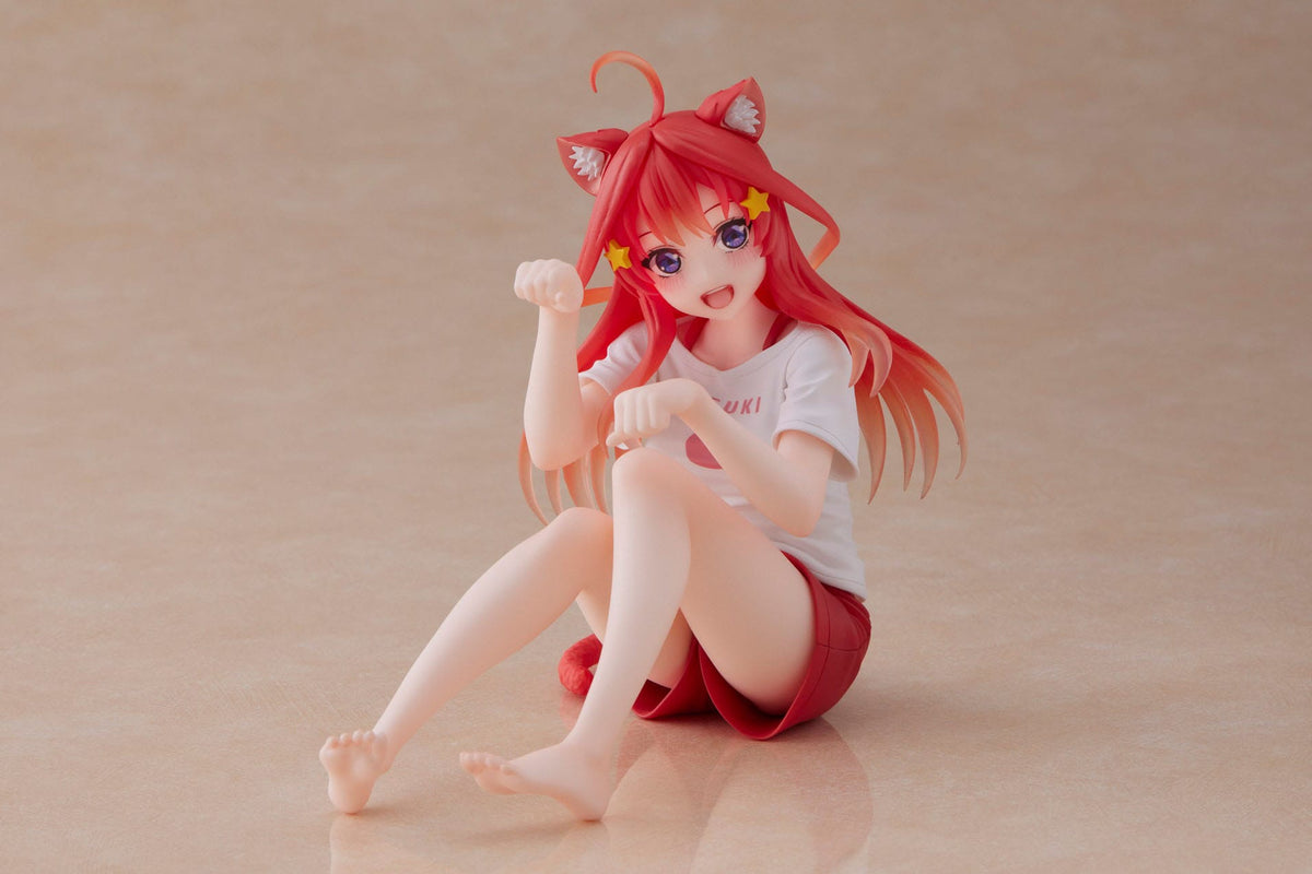 The Quintessential Quintuplets 2 - Itsuki Nakano - Newley Written Cat Roomwear Desktop Cute Figure (Taito)