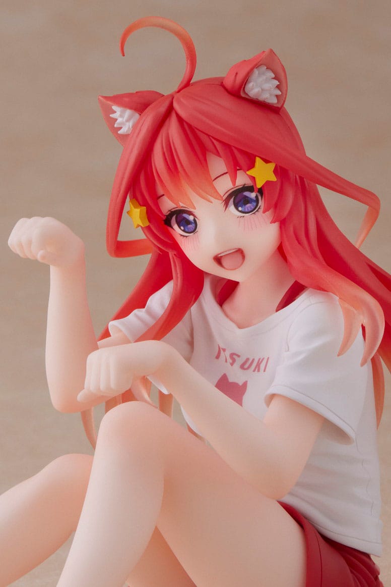 I Quintuplets 2 - Itsuki Nakano - Newley scritto Cat Roomwear Desktop Carino figura (Taito)