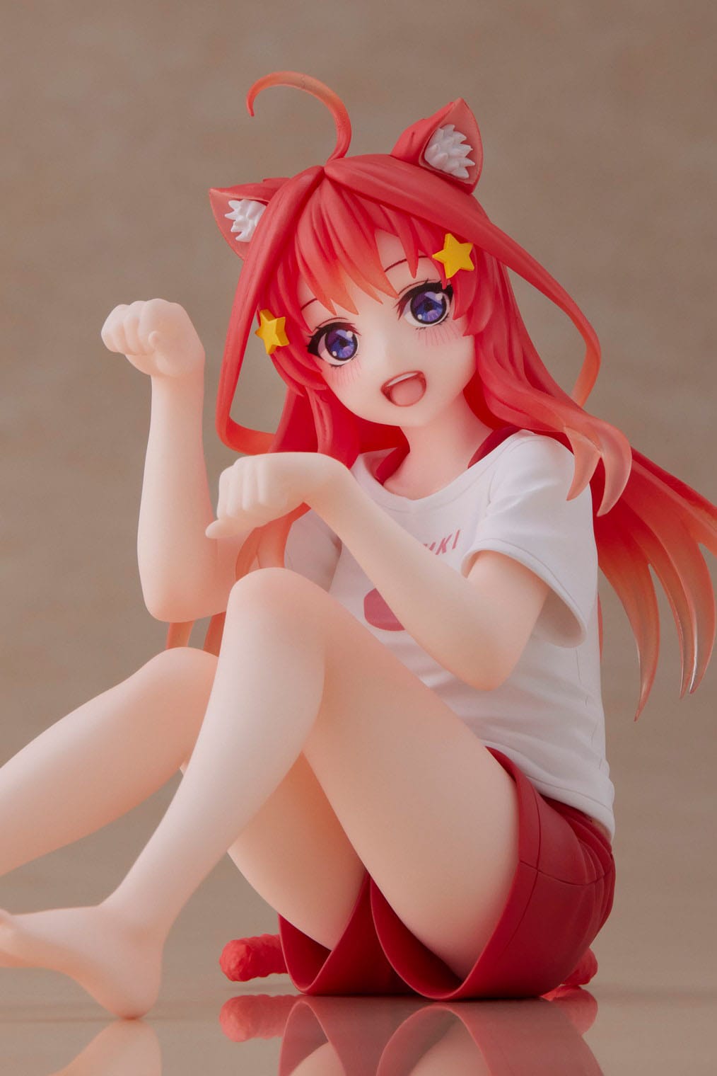 The Quintessential Quintuplets 2 - Itsuki Nakano - Newley Written Cat Roomwear Desktop Cute Figure (Taito)