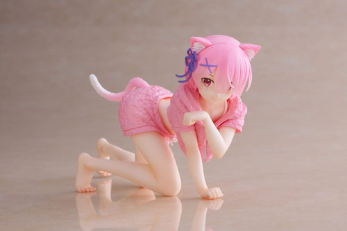 Re: Zero - Ram - Cat Roomwear Desktop Cute Figure (Taito)