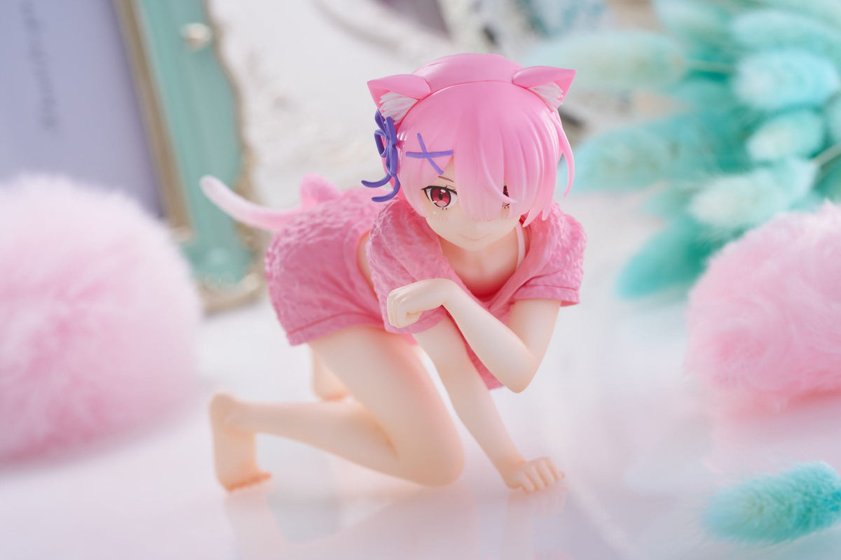 Re:Zero - Ram - Cat Roomwear Desktop Cute figura (Taito)