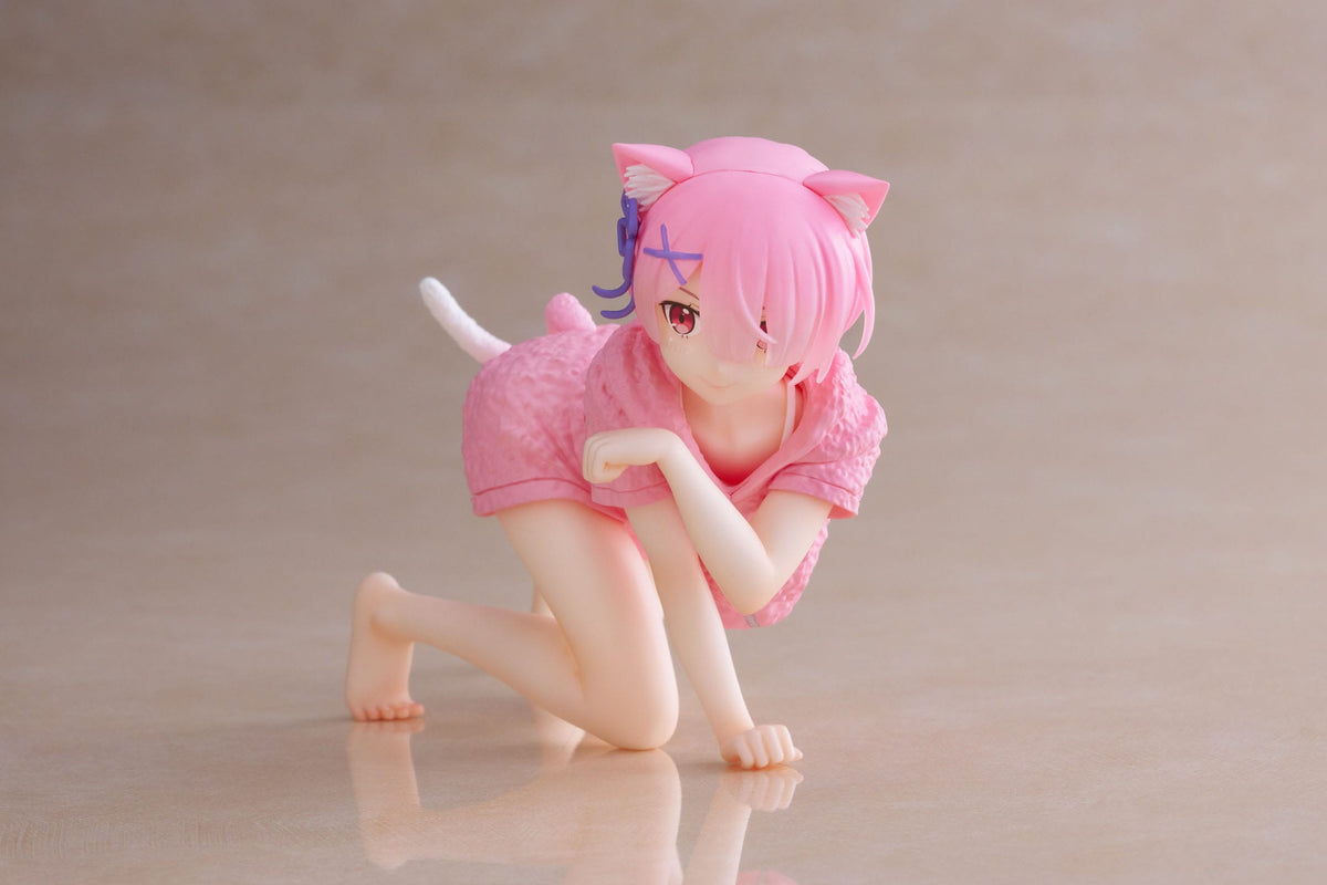 Re:Zero - Ram - Cat Roomwear Desktop Cute Figur (Taito)