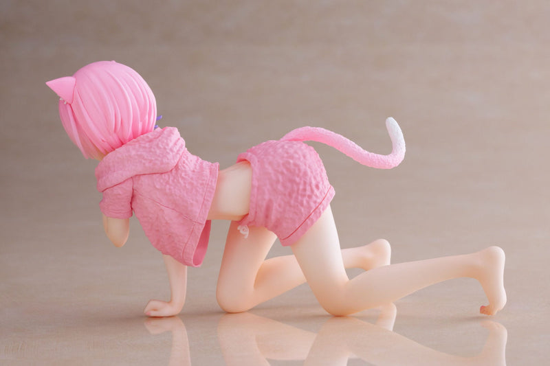 Re:Zero - Ram - Cat Roomwear Desktop Cute Figur (Taito)