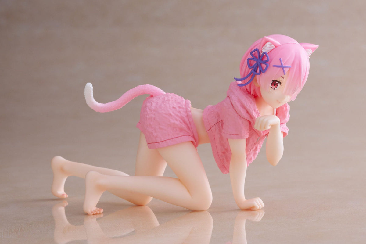 Re: Zero - Ram - Cat Roomwear Desktop Cute Figure (Taito)