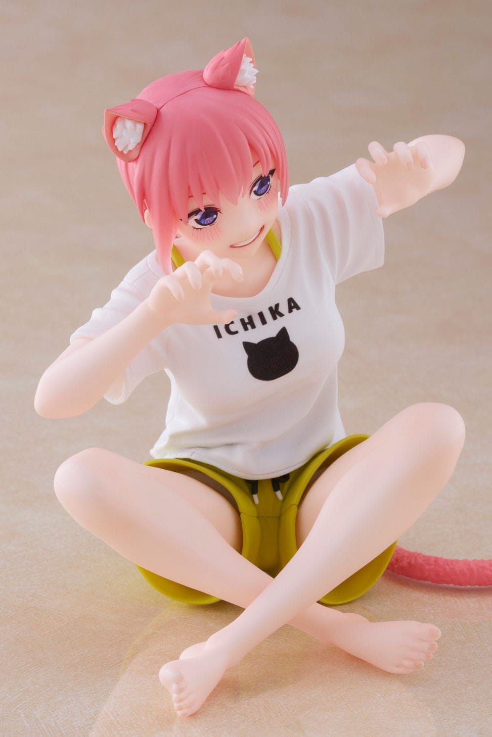 The Quintessential Quintuplets 2 - Ichika Nakano - Newley Written Cat Roomwear Desktop Cute Figure (Taito)