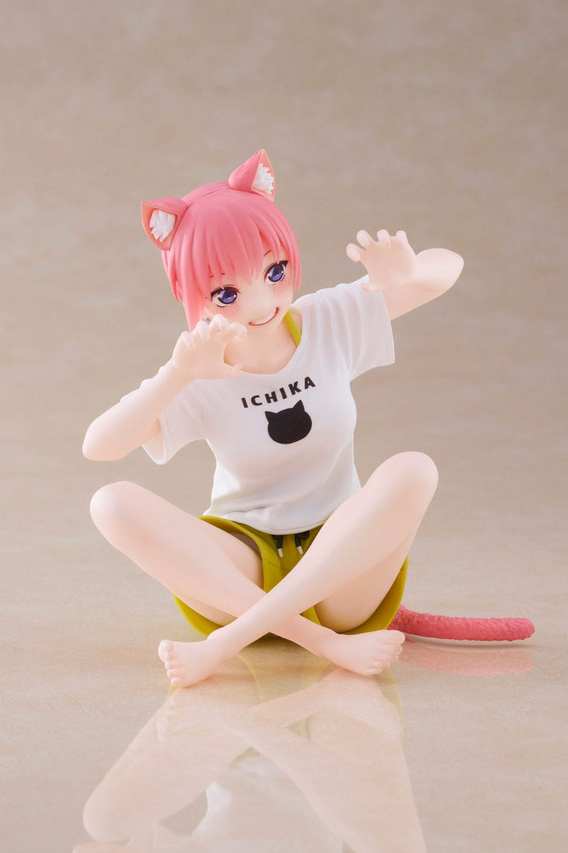 The Quintessential Quintuplets 2 - Ichika Nakano - Newley Written Cat Roomwear Desktop Cute Figure (Taito)