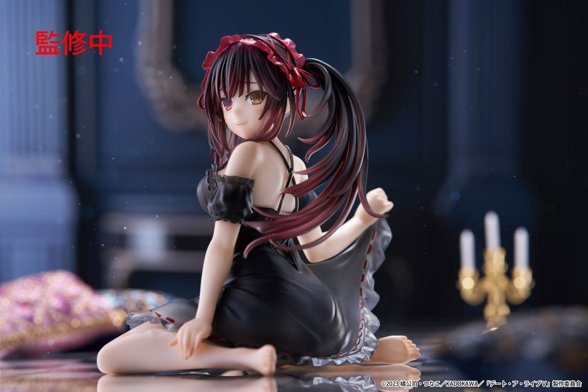 Date A Live IV - Kurumi Tokisa - Nightwear Desktop Cute Figur (Taito)