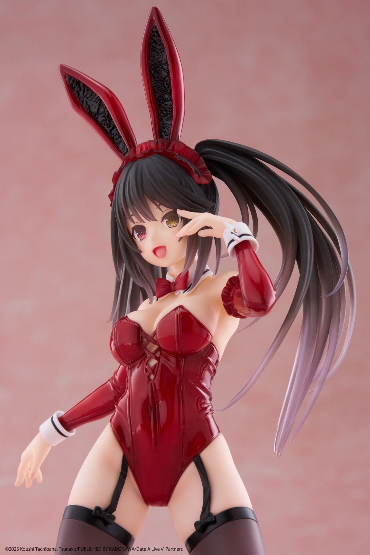 Date A Live V - Kurumi Tokisaki - Bunny Desktop Cute Figur (Taito)