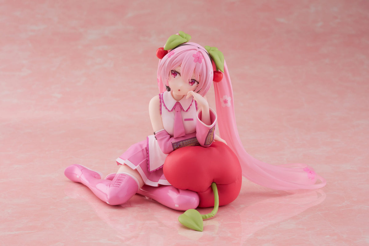 Hatsune Miku - Sakura Miku - Cherry Cushion Desktop Cute figure (Taito)