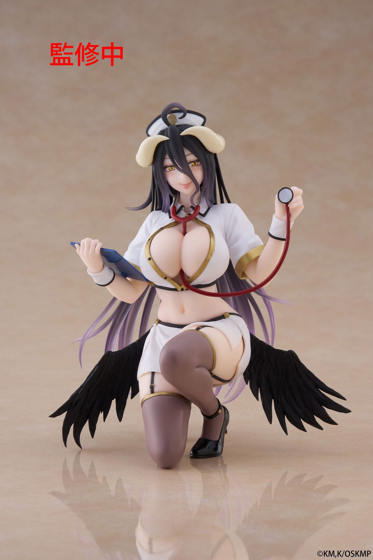 Overlord - Albedo - Nurse Desktop Cute Renewal Figur (Taito)