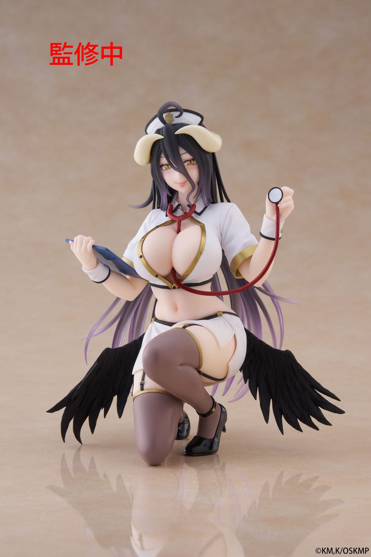 Overlord - Albedo - Nurse Desktop Cute Renewal Figur (Taito)