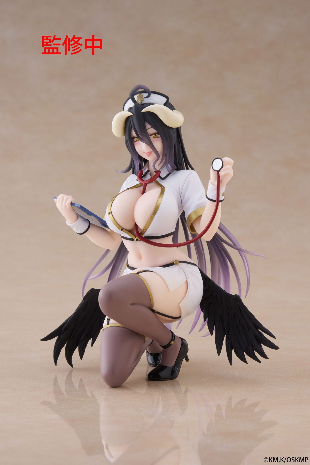 Overlord - Albedo - Nurse Desktop Cute Renewal Figur (Taito)