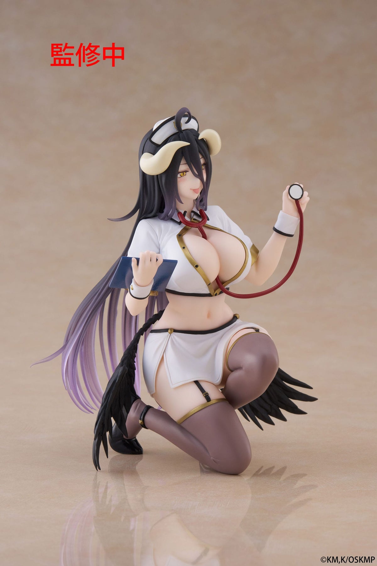 Overlord - Albedo - Nurse Desktop Cute Renewal Figur (Taito)