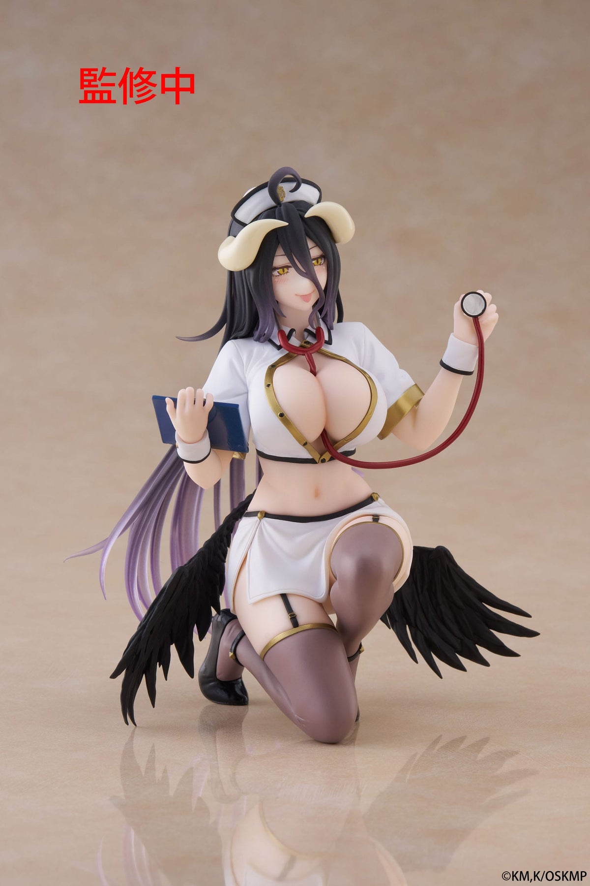 Overlord - Albedo - Nurse Desktop Cute Renewal Figur (Taito)