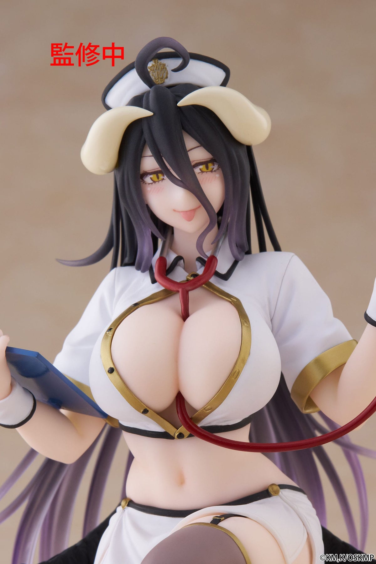 Overlord - Albedo - Nurse Desktop Cute Renewal Figur (Taito)