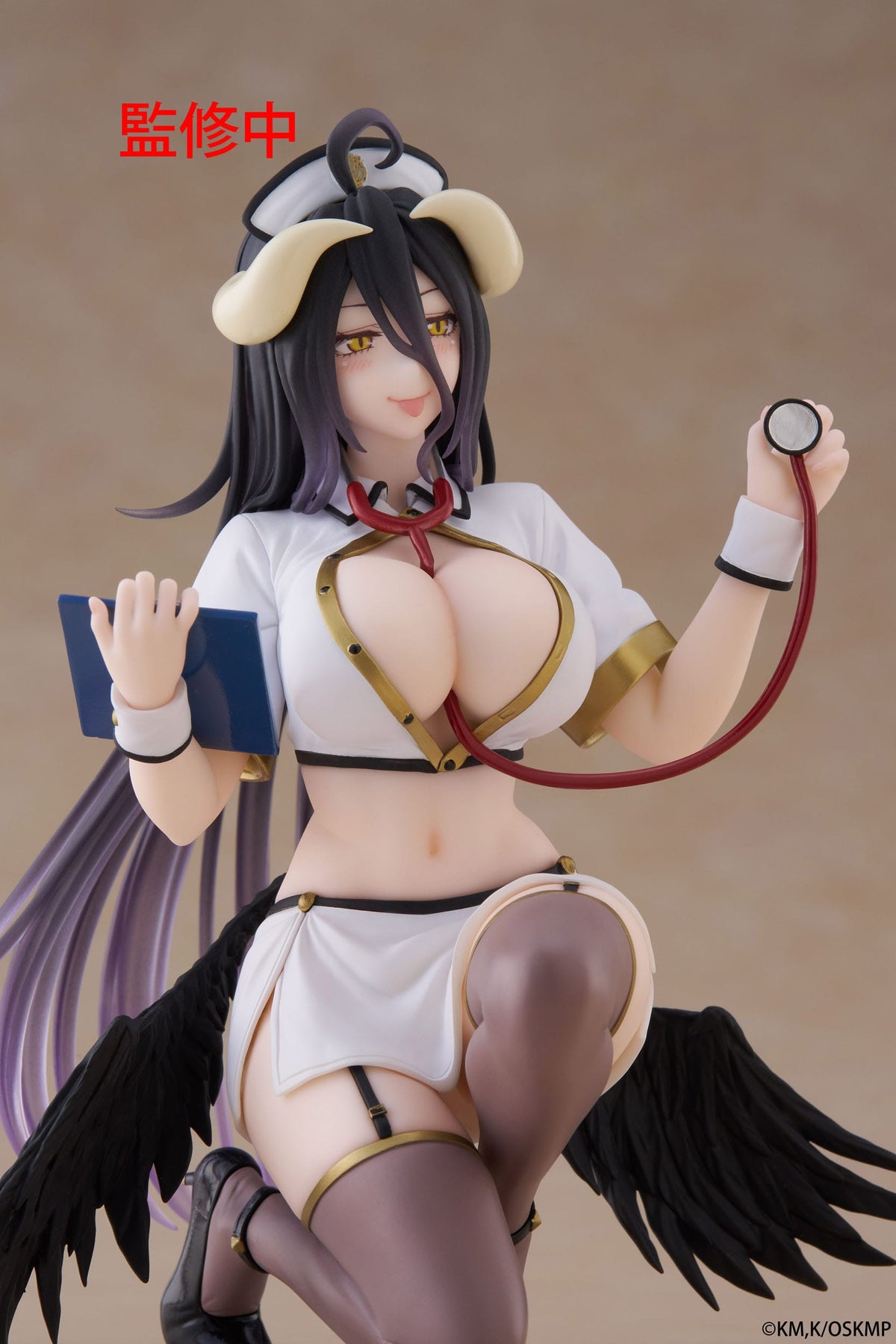 Overlord - Albedo - Nurse Desktop Cute Renewal Figur (Taito)