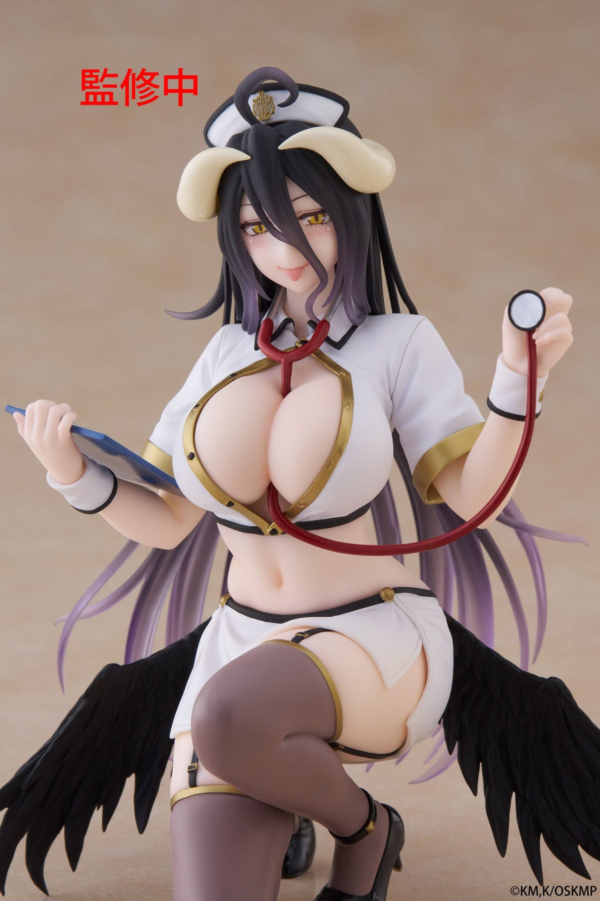 Overlord - Albedo - Nurse Desktop Cute Renewal Figur (Taito)