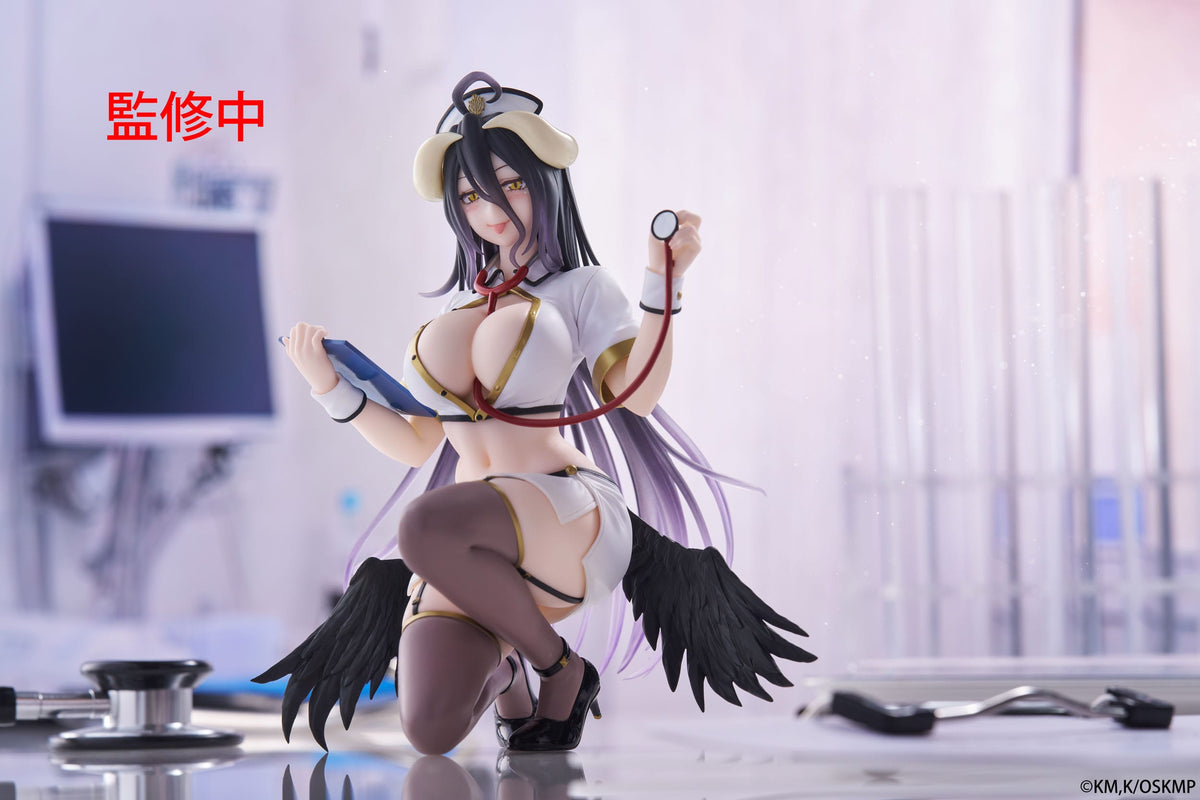 Overlord - Albedo - Nurse Desktop Cute Renewal Figur (Taito)