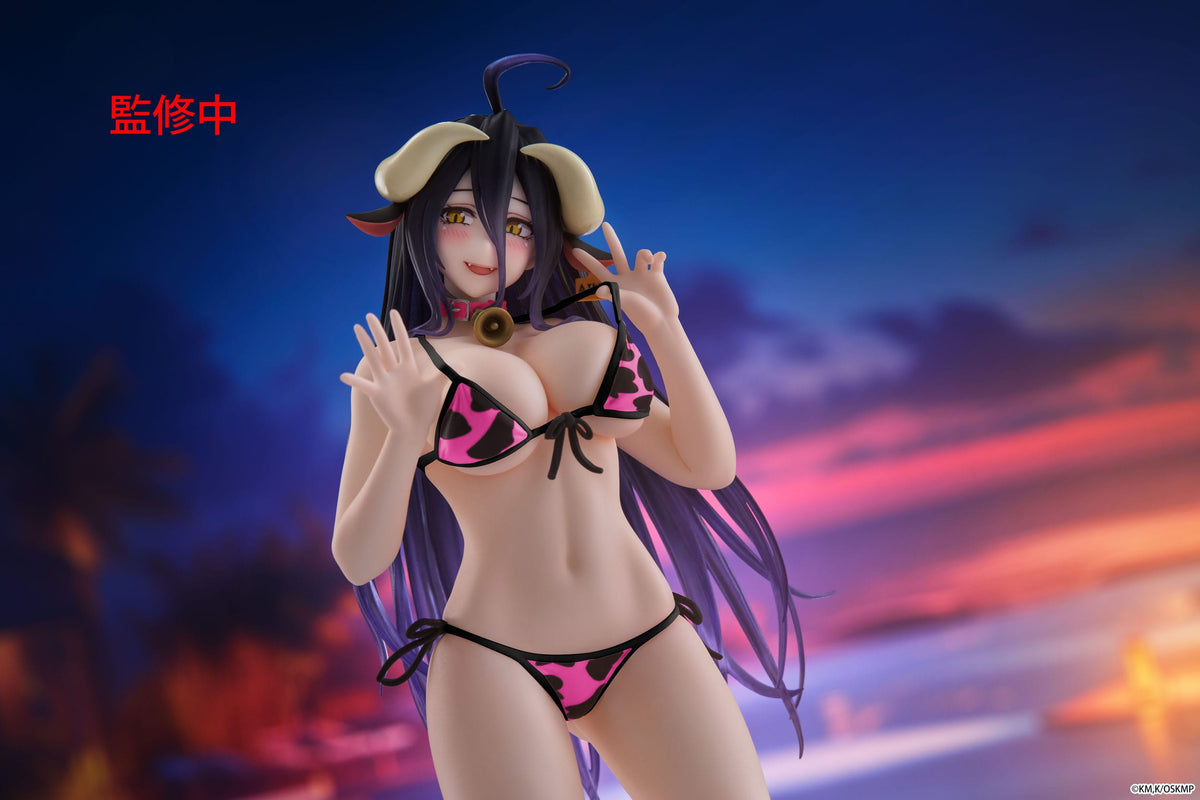 Overlord - Albedo - Cow-Print Swimsuit - Desktop Cute Renewal Figur (Taito)