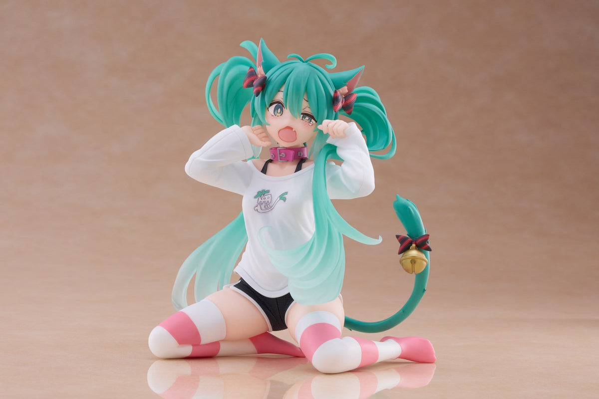 Hatsune Miku - Nekomimi Cat Ear T-Shirt - Desktop Cute Figur (Taito) (re-run)