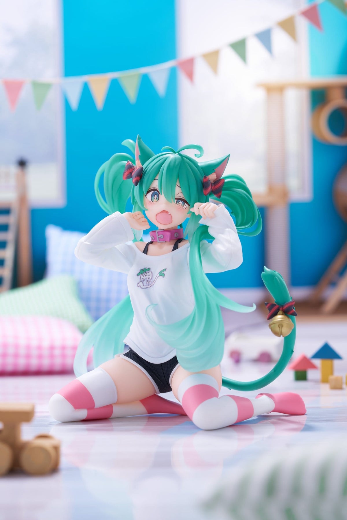 Hatsune Miku - Nekomimi Cat Ear T-Shirt - Desktop Cute Figur (Taito) (re-run)