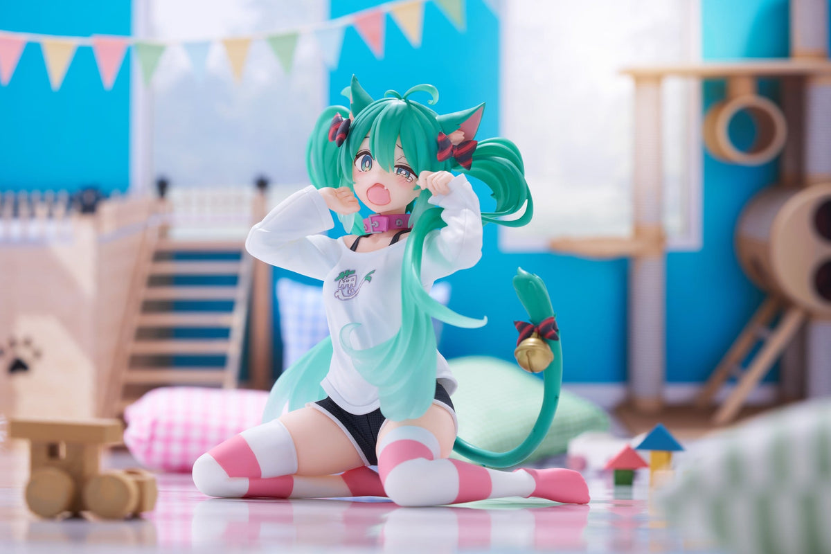 Hatsune Miku - Nekomimi Cat Ear T-Shirt - Desktop Cute Figur (Taito) (re-run)