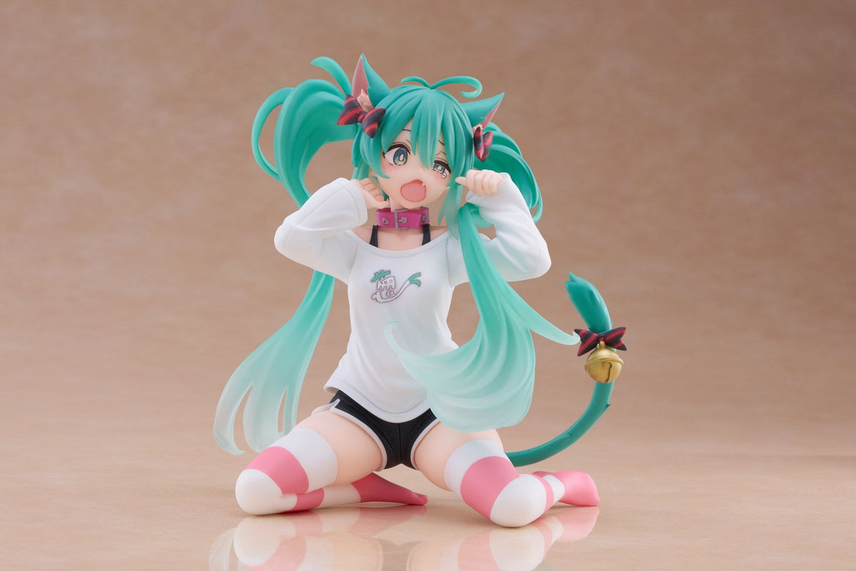 Hatsune Miku - Nekomimi Cat Ear T-Shirt - Desktop Cute Figur (Taito) (re-run)