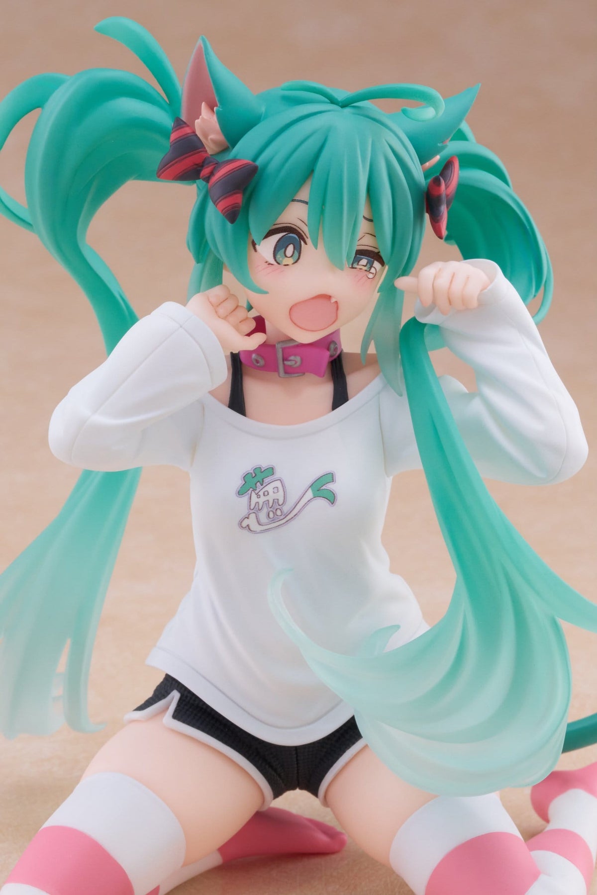 Hatsune Miku - Nekomimi Cat Ear T-Shirt - Desktop Cute Figur (Taito) (re-run)