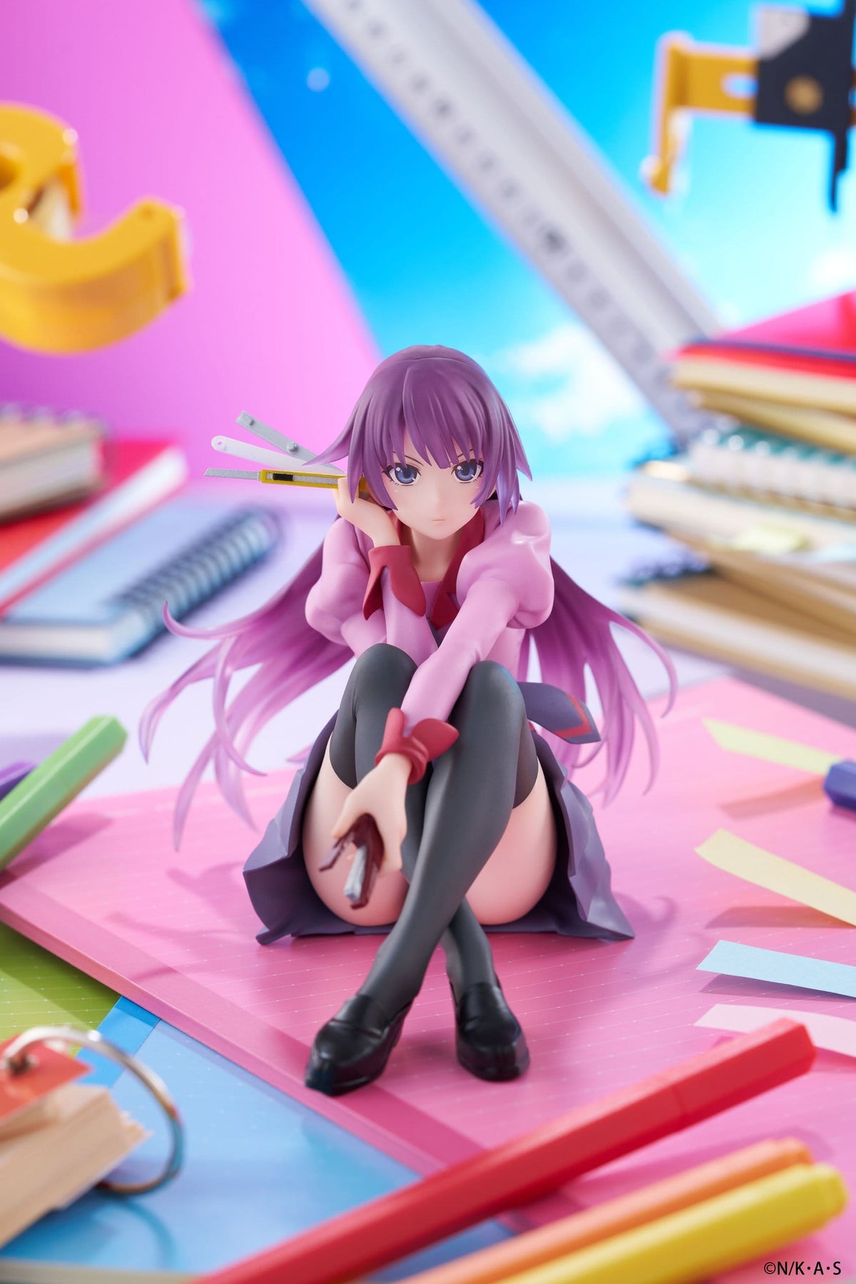 Monogatari - Hitagi Senjougahara - Desktop Cute Figur (Taito) (re-run)
