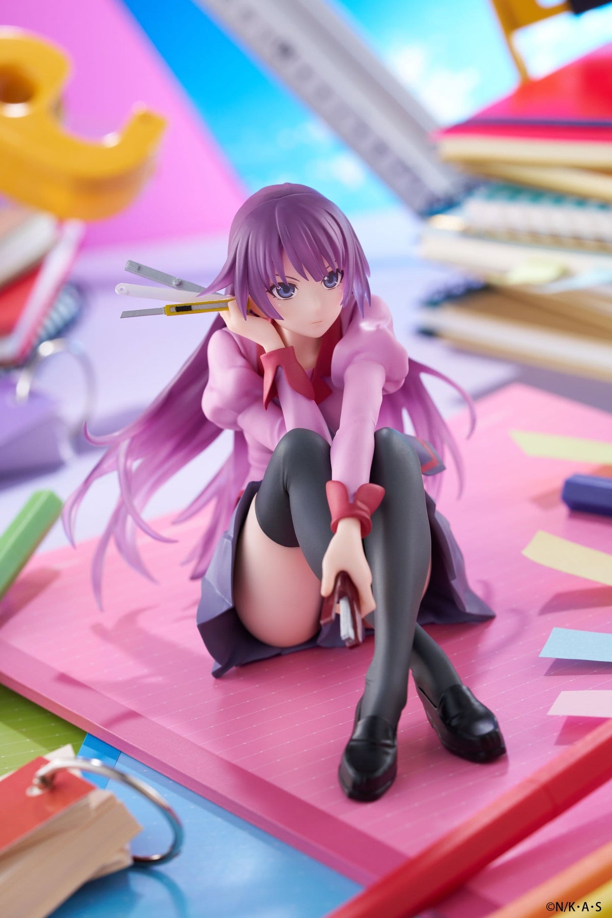 Monogatari - Hitagi Senjougahara - Desktop Cute Figur (Taito) (re-run)