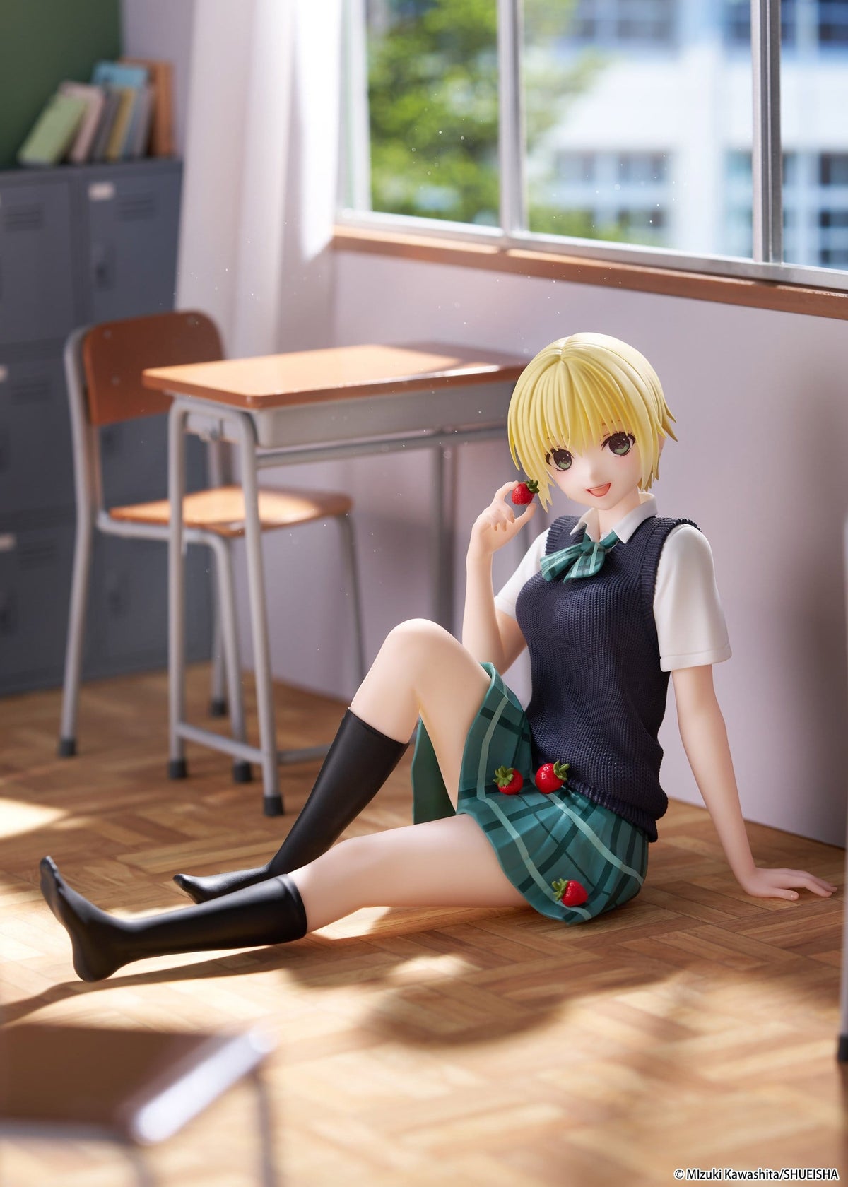 Strawberry 100% - Tsukasa Nishino - School Uniform Desktop Cute Figur (Taito)